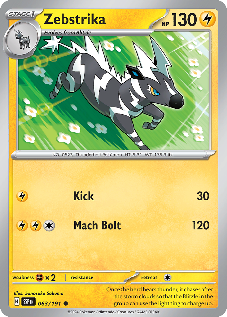 Zebstrika- 063/191 - Surging Sparks
