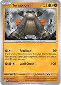 Terrakion  - 054/086  - White Flare (Reverse Holo)