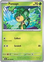 Pansage  - 004/086  - Black Bolt (Reverse Holo)