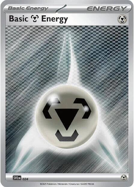 Metal Energy - 024/024 - Scarlet & Violet Energy (sve) (Reverse Holo)