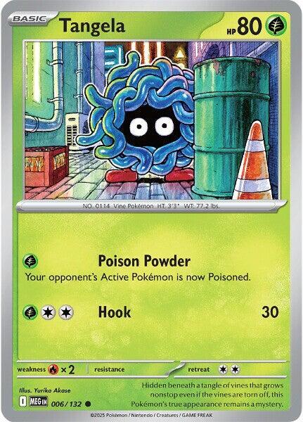 Tangela  - 006/132  - Mega Evolution (me01)