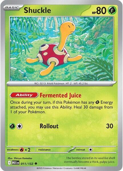 Shuckle  - 011/132  - Mega Evolution (me01)