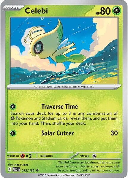 Celebi  - 012/132  - Mega Evolution (me01)
