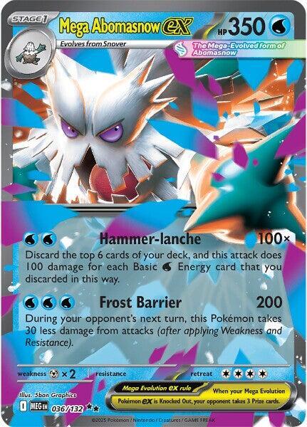 Mega Abomasnow ex - 036/132 - Mega Evolution (MEG)