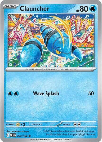 Clauncher  - 037/132  - Mega Evolution