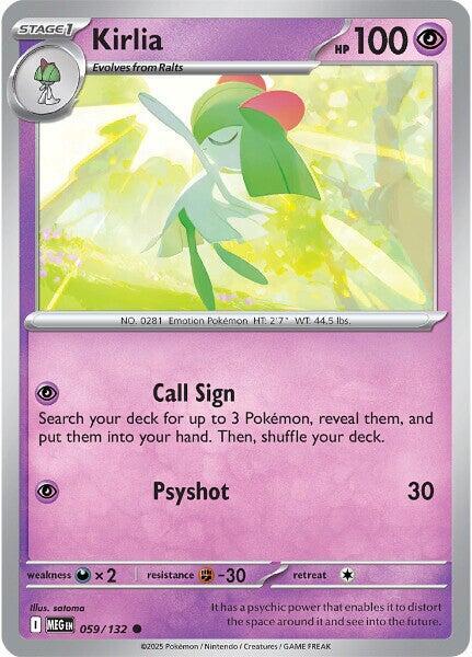 Kirlia  - 059/132  - Mega Evolution