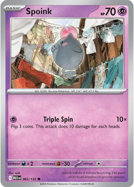 Spoink  - 062/132  - Mega Evolution