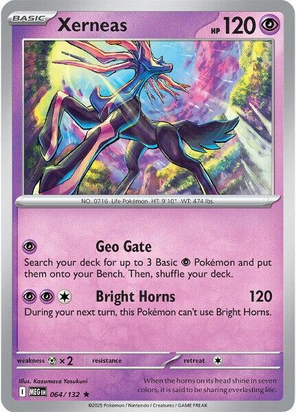 Xerneas  - 064/132  - Mega Evolution (Holo)