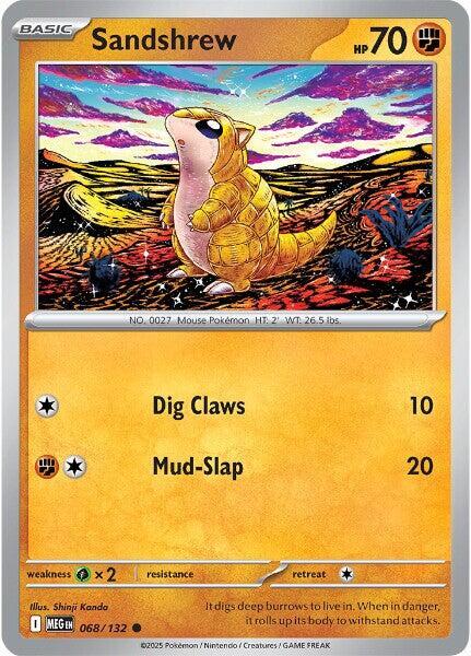 Sandshrew  - 068/132  - Mega Evolution