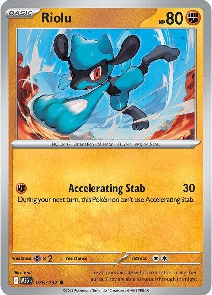 Riolu  - 076/132  - Mega Evolution