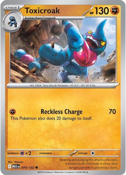 Toxicroak  - 079/132  - Mega Evolution