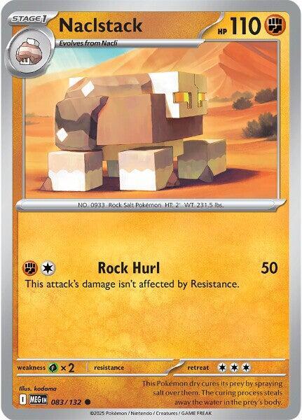 Naclstack  - 083/132  - Mega Evolution(Reverse Holo)
