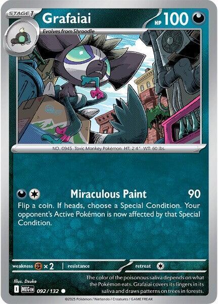 Grafaiai  - 092/132  - Mega Evolution