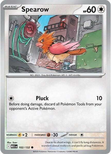 Spearow  - 102/132  - Mega Evolution