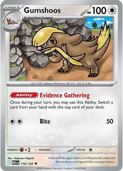 Gumshoos  - 110/132  - Mega Evolution
