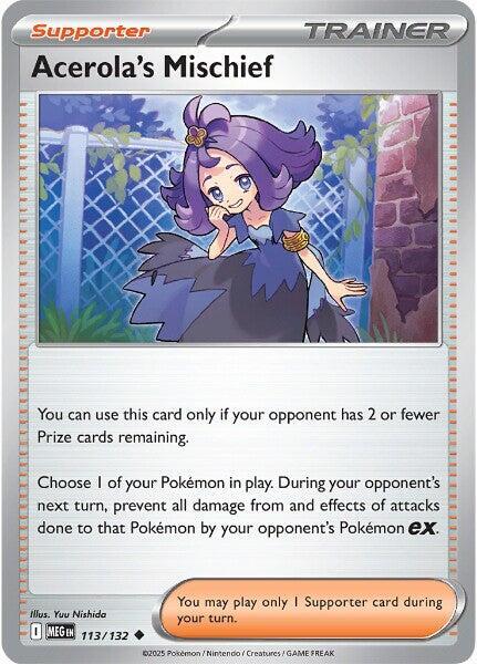 Acerola's Mischief  - 113/132  - Mega Evolution