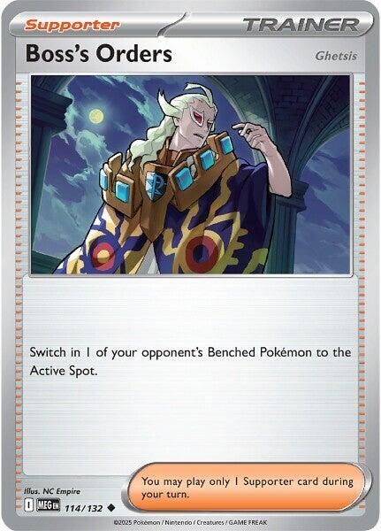 Boss's Orders [Ghetsis] - 114/132 - ME01: Mega Evolution