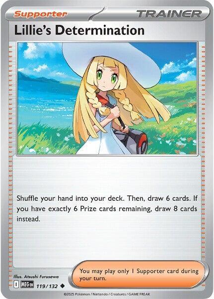 Lillie's Determination - 119/132 - ME01: Mega Evolution (Reverse Holo)