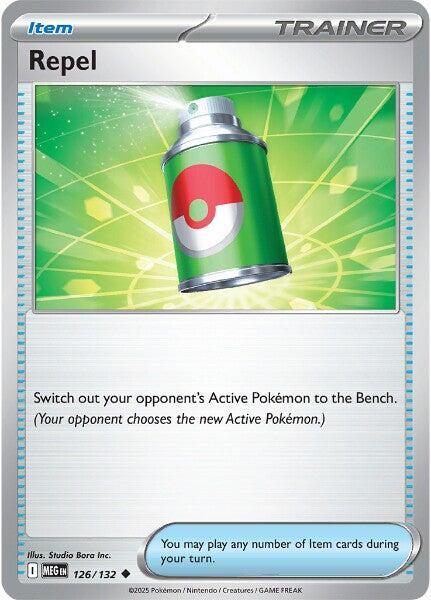 Repel - 126/132 - Mega Evolution (MEG) (Reverse Holo)