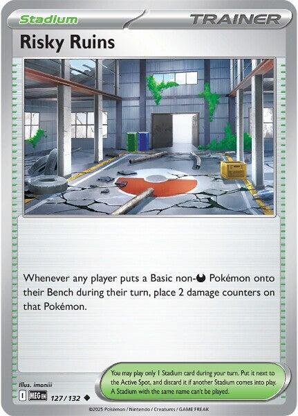 Risky Ruins  - 127/132  - Mega Evolution(Reverse Holo)