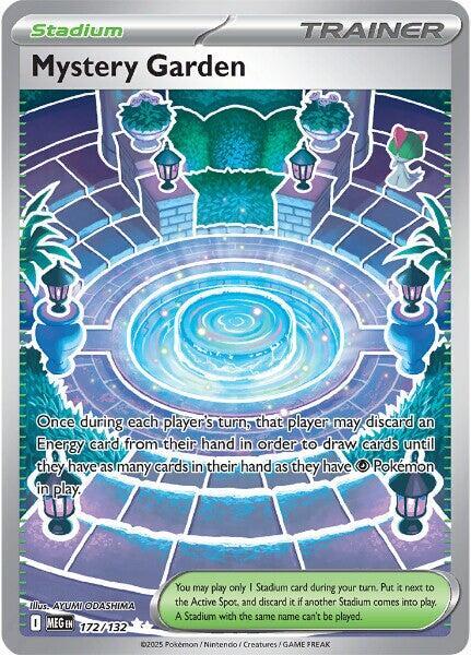 Mystery Garden - 172/132 - Mega Evolution (MEG) (Lightly Played)