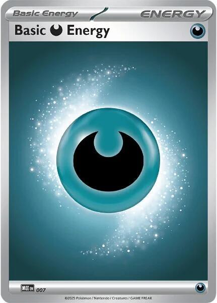 Darkness Energy - 007/008 - Mega Evolution Energy (mee) (Reverse Holo)