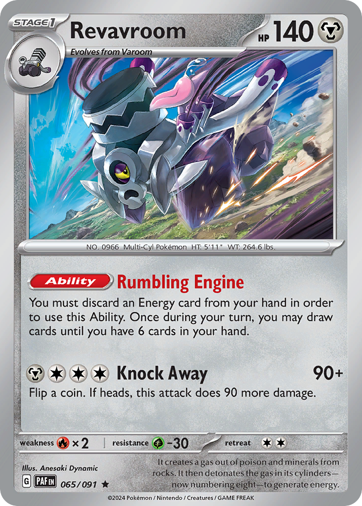 Revavroom - 065/091 - Paldean Fates (Holo)