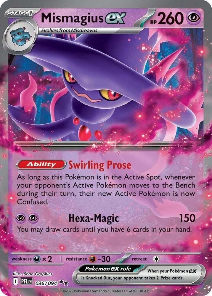Mismagius ex - 036/094 - Phantasmal Flames (PFL)