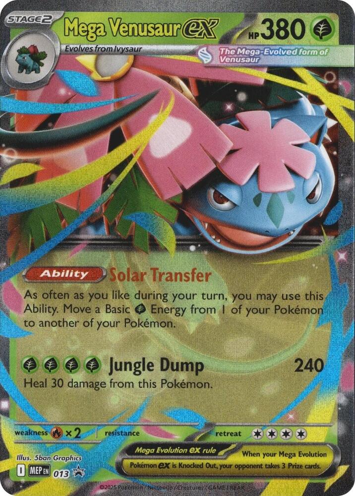 Mega Venusaur ex - 013 - Mega Evolution (MEP)