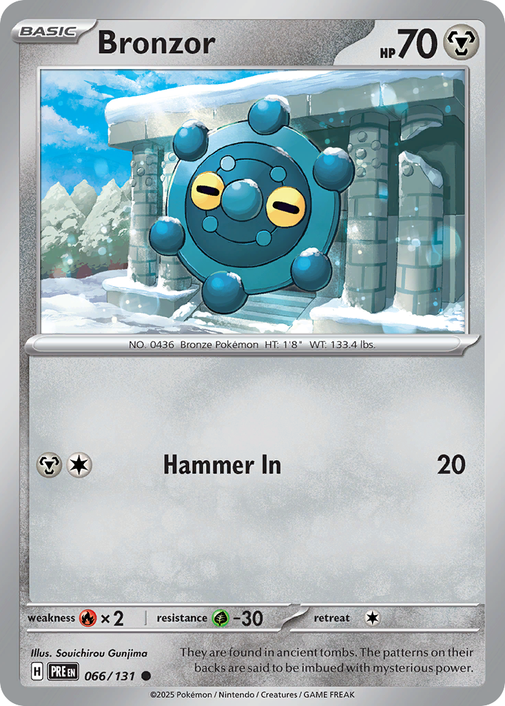 Bronzor- 066/131 - Prismatic Evolutions (Reverse Holo)