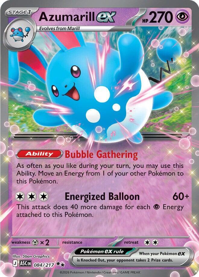 Azumarill ex - 084/217 - Ascended Heroes (ASC)