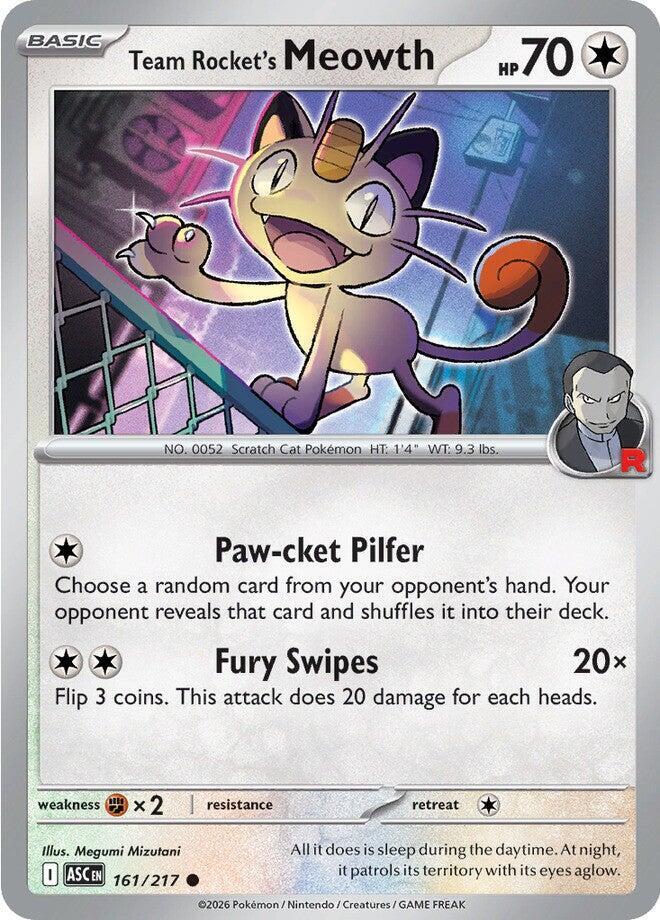 Team Rocket's Meowth - 161/217 - Ascended Heroes (me02.5)