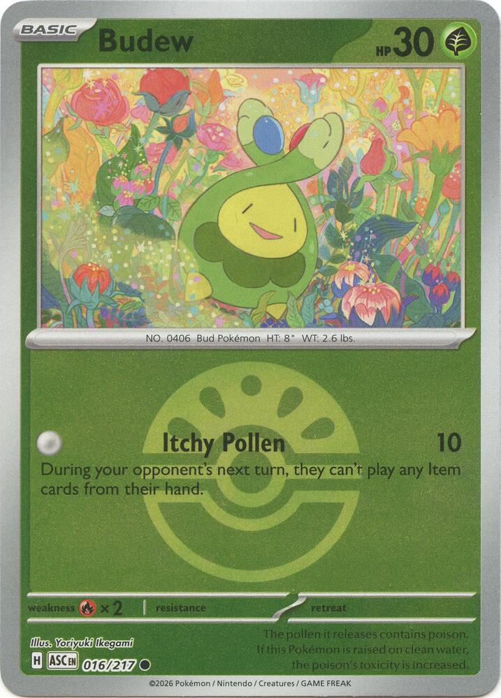 Budew - 016/217 - ME: Ascended Heroes (ASC) (Friend Ball)