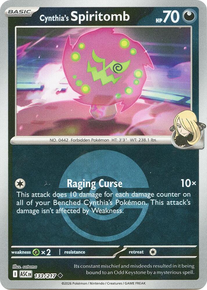 Cynthia's Spiritomb - 133/217 - Ascended Heroes (me02.5) (Poke Ball)