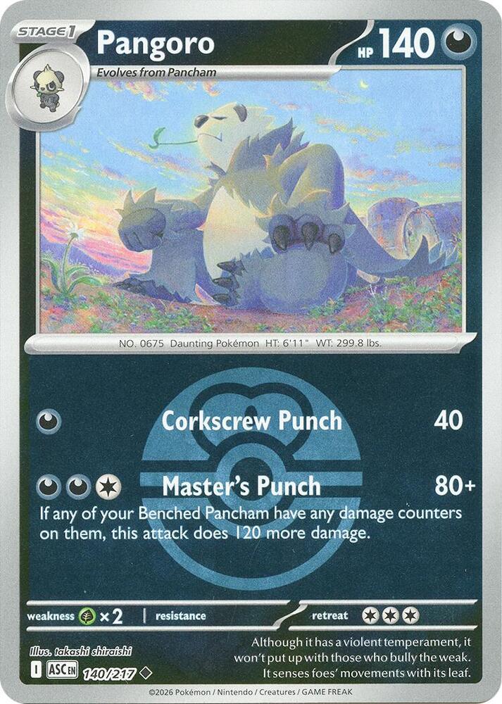 Pangoro - 140/217 - Ascended Heroes (me02.5) (Love Ball)