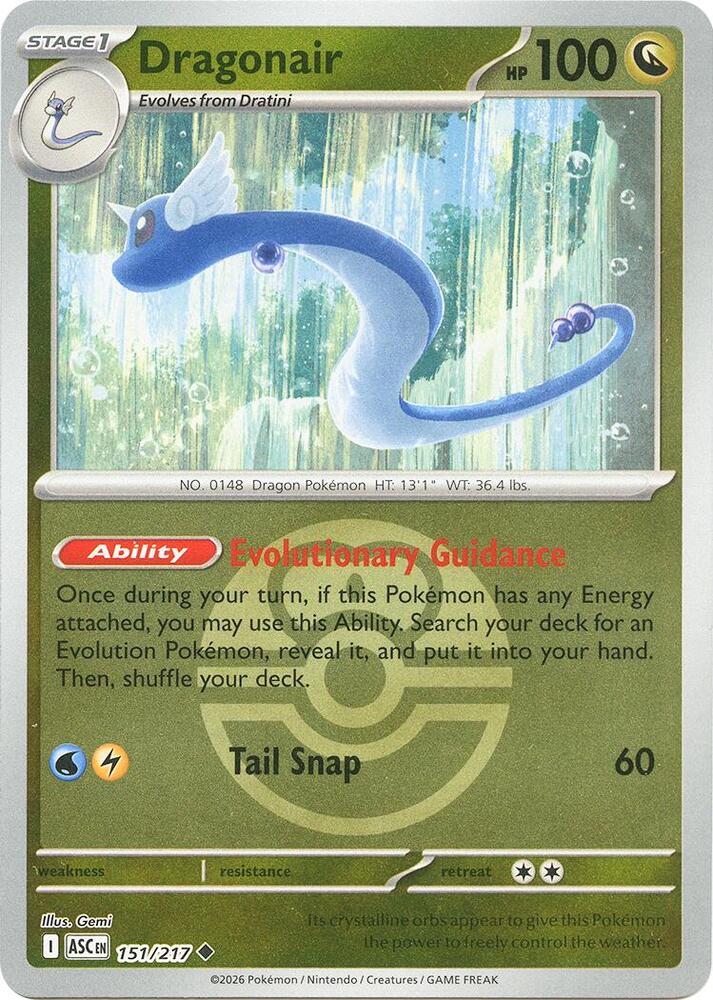 Dragonair - 151/217 - Ascended Heroes (me02.5) (Love Ball)