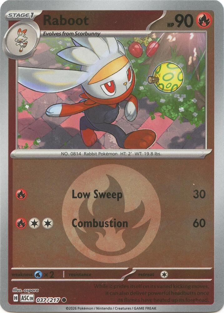 Raboot - 037/217 - Ascended Heroes (me02.5) (Energy Symbol Pattern)