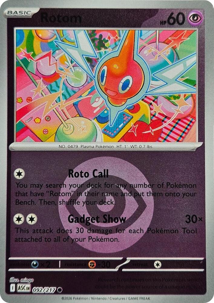 Rotom - 092/217 - Ascended Heroes (me02.5) (Energy Symbol Pattern)