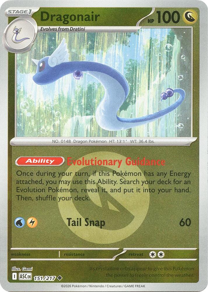 Dragonair - 151/217 - Ascended Heroes (me02.5) (Energy Symbol Pattern)