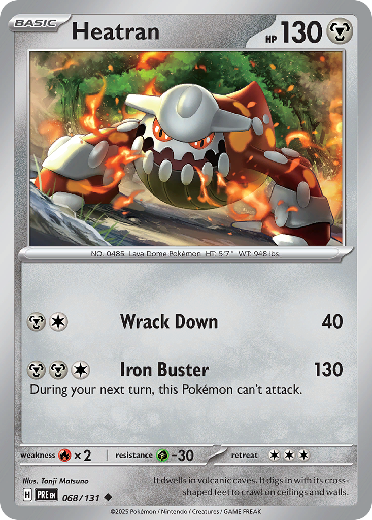 Heatran- 068/131 - Prismatic Evolutions