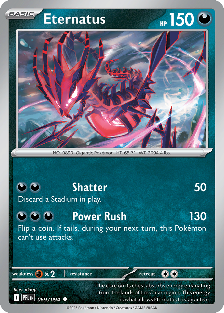 Eternatus- 069/094 - Phantasmal Flames (Reverse Holo)