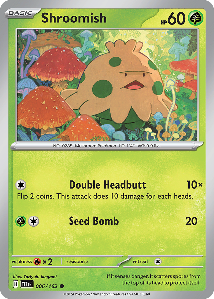 Shroomish - 006/162 - Temporal Forces (Reverse Holo)
