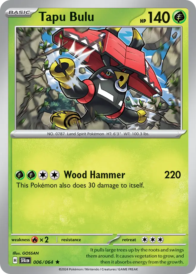 Tapu Bulu - 006/064 - Shrouded Fable (Holo)