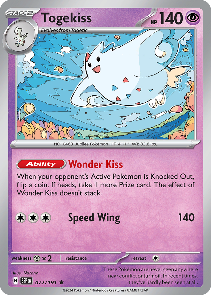 Togekiss- 072/191 - Surging Sparks (Holo)