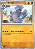 Rhydon- 075/142 - Stellar Crown (Reverse Holo)