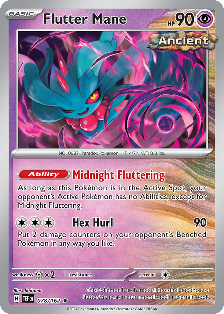 Flutter Mane - 078/162 - Temporal Forces (Holo)