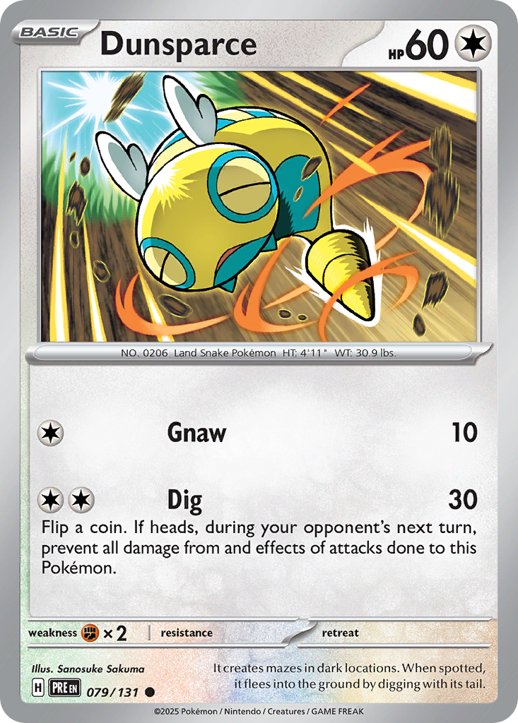 Dunsparce- 079/131 - Prismatic Evolutions