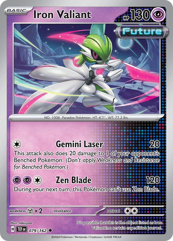 Iron Valiant - 079/162 - Temporal Forces (Reverse Holo)