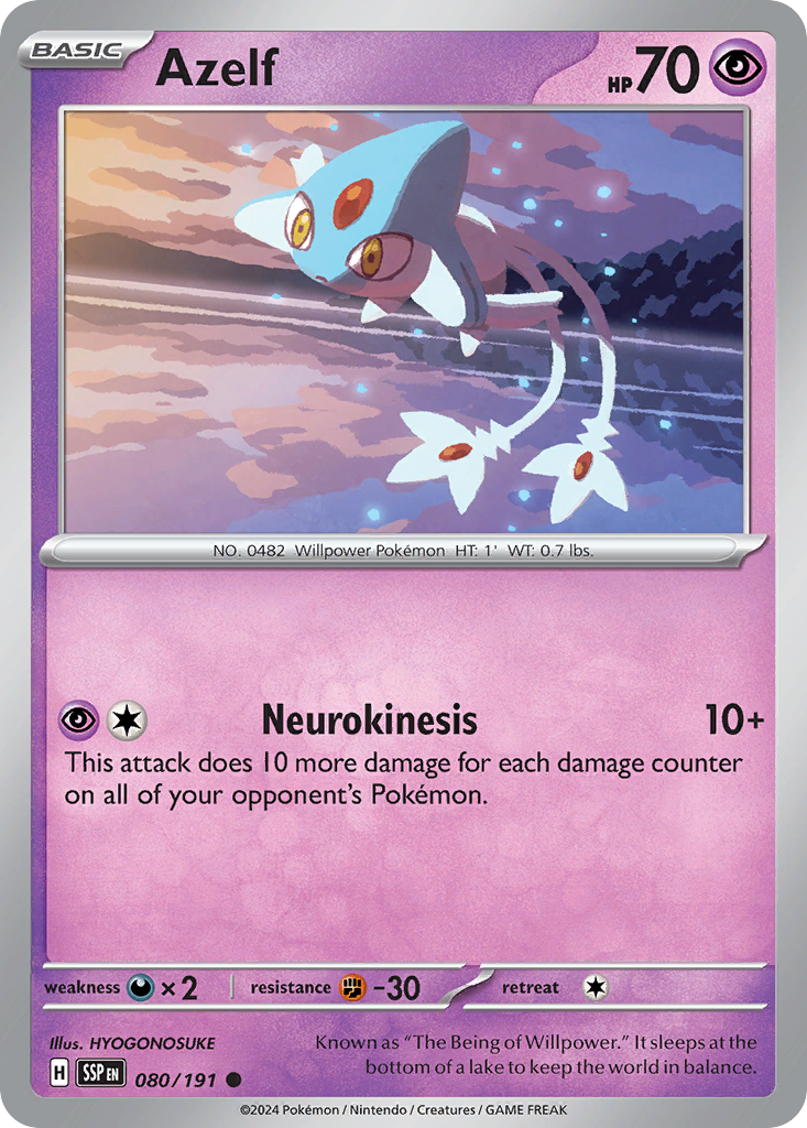 Azelf- 080/191 - Surging Sparks