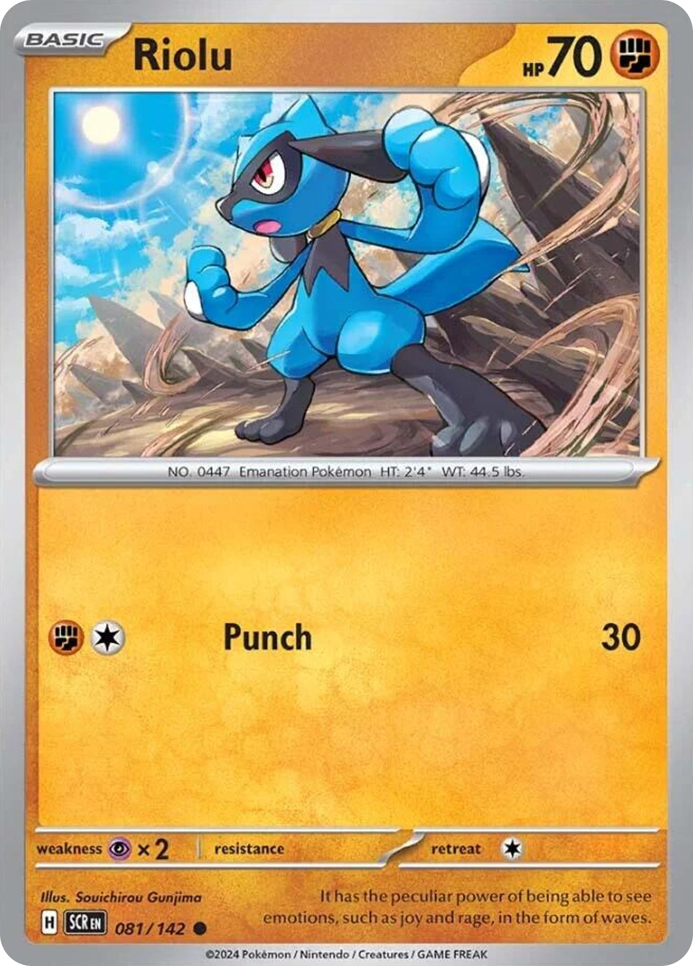 Riolu- 081/142 - Stellar Crown
